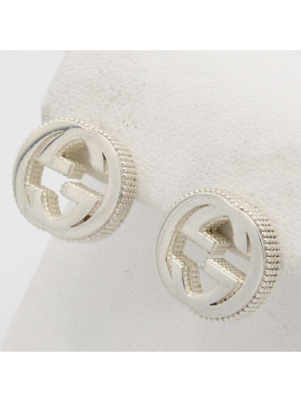 Gucci Earrings Interlocking G 925 Back Bag